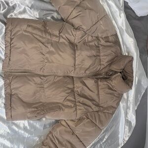 Taupe Puffer Jacket